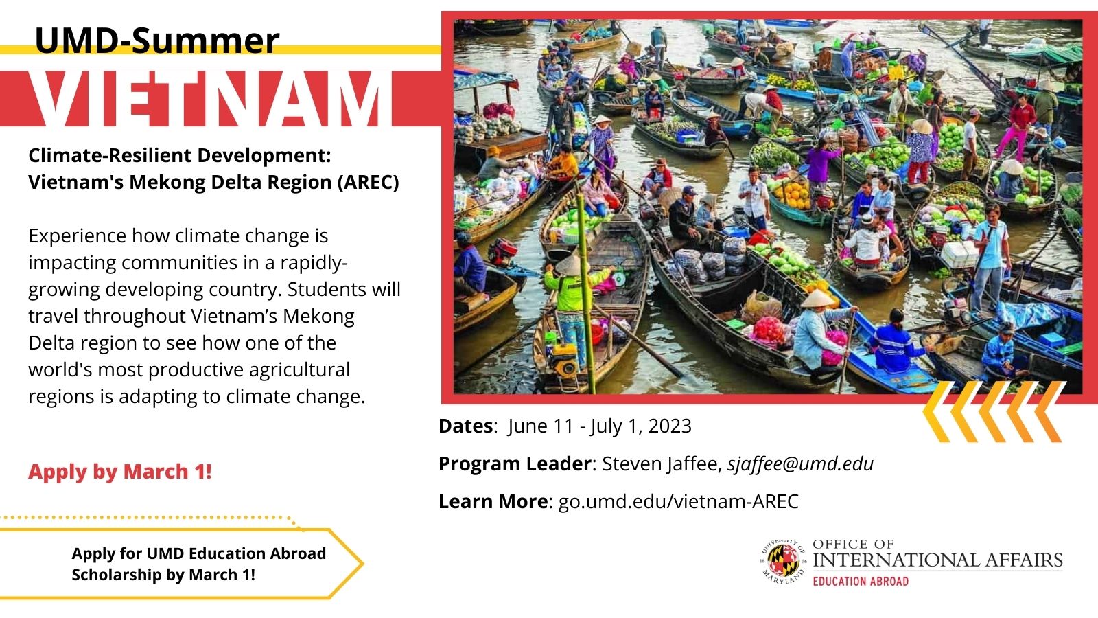 Vietnam study abroad class infographic